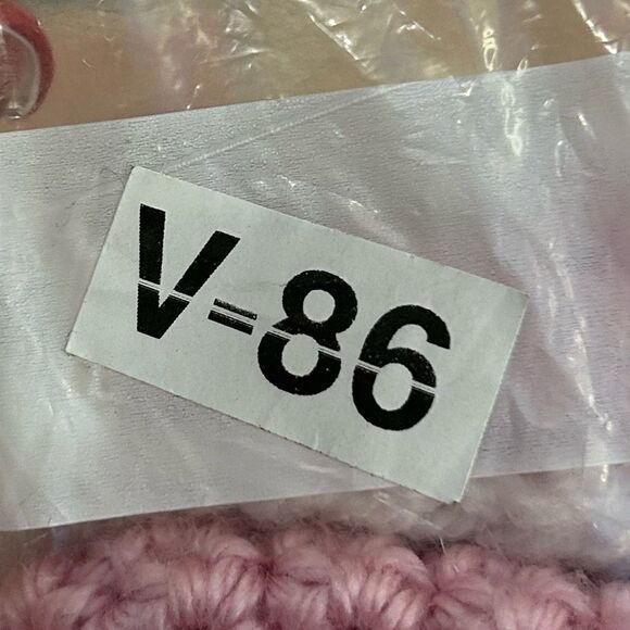 5 for $25🔥Handmade Crochet Pink & Off White Festival Bralette 3X (DD Cup) - Picture 4 of 4